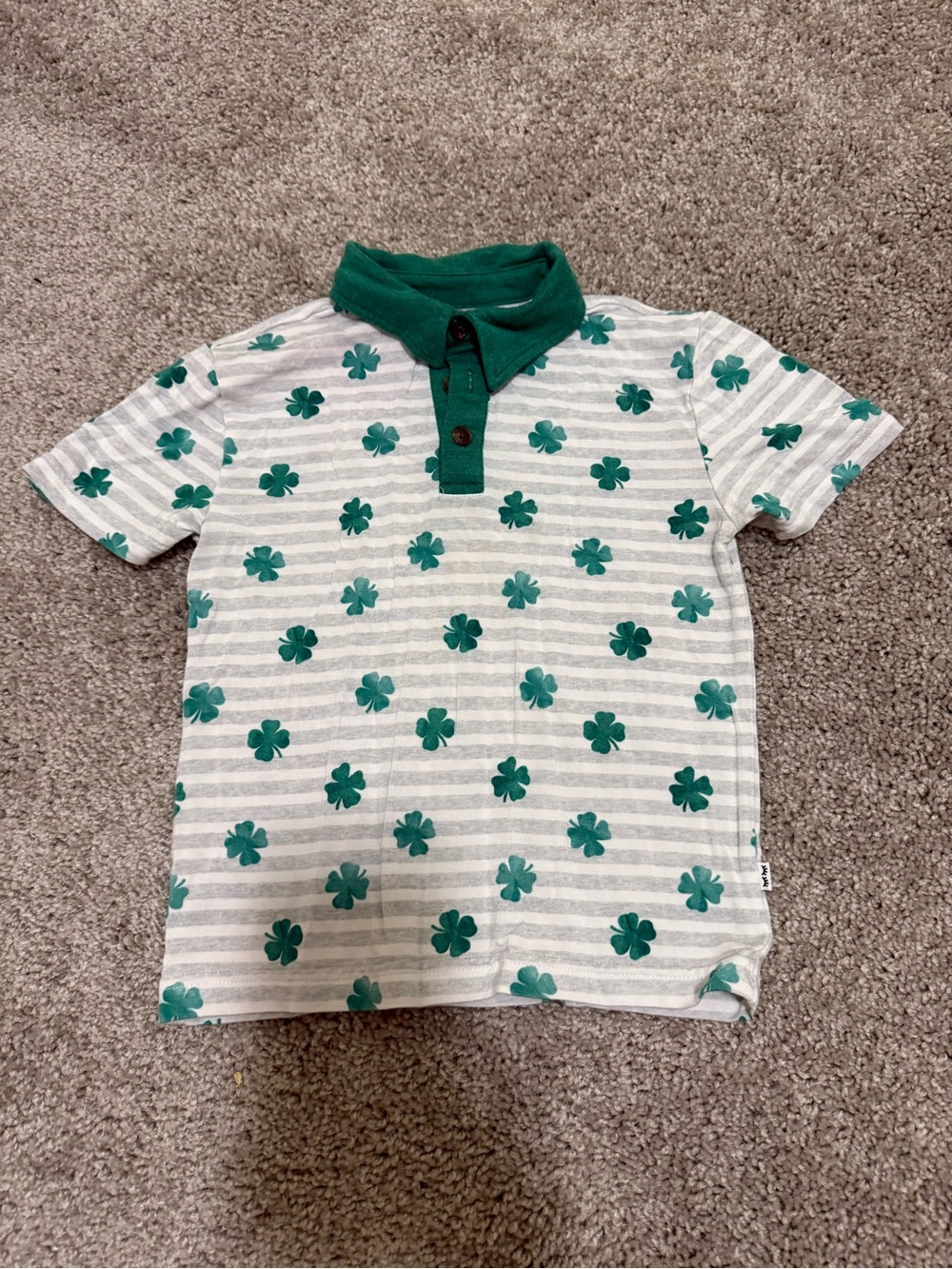 Little Sleepies Shamrock Polo Play Shirt